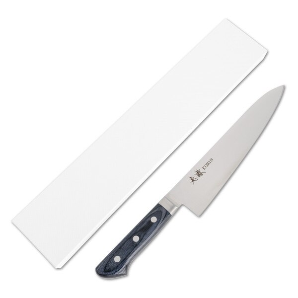 Image of Korin Mahogany Royal Blue Inox Gyuto 8.2" (210 mm) 2