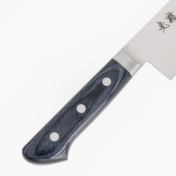 Image of Korin Mahogany Royal Blue Inox Gyuto 8.2" (210 mm) 3