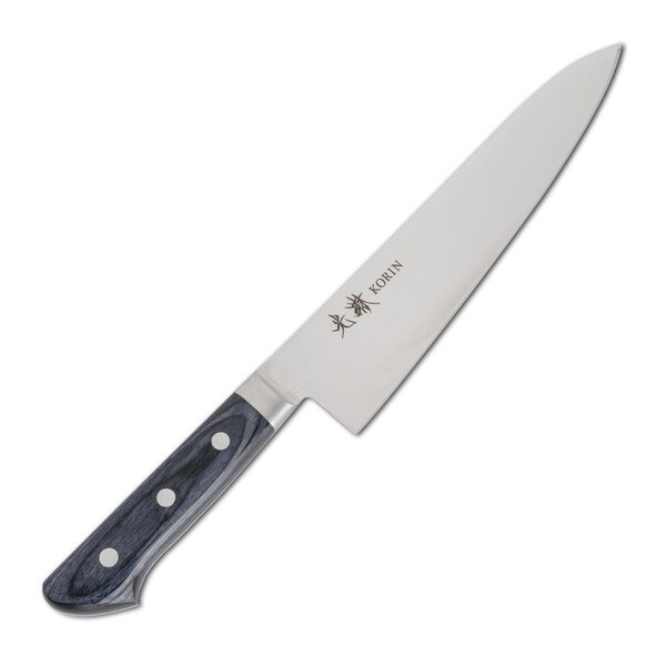 Image of Korin Mahogany Royal Blue Inox Gyuto 9.4" (240 mm) 1