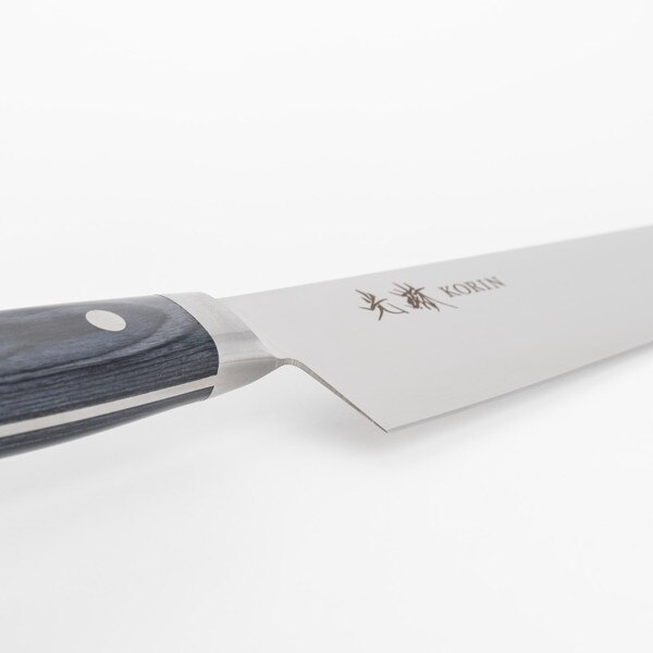 Image of Korin Mahogany Royal Blue Inox Gyuto 9.4" (240 mm) 4