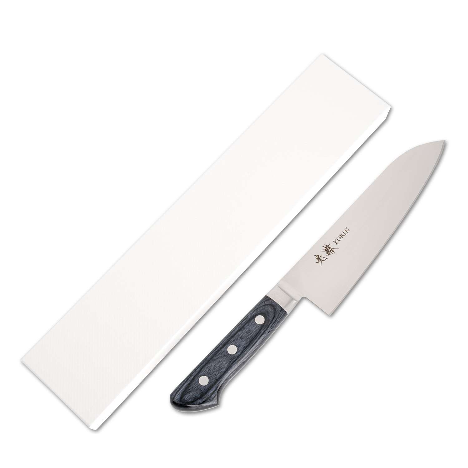 Mahogany Royal Blue Inox Santoku - Thumbnail 2