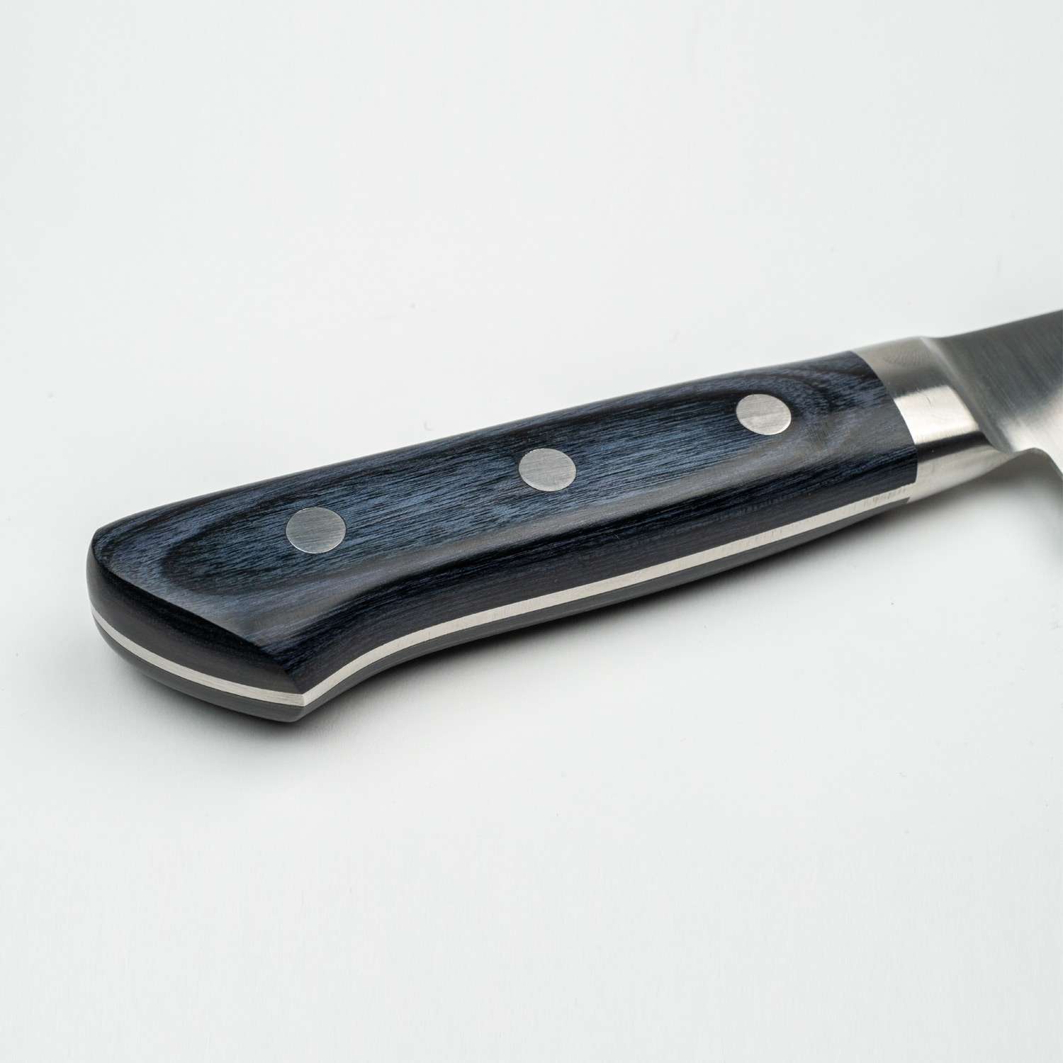 Korin Mahogany Royal Blue Inox Sujihiki 9.4