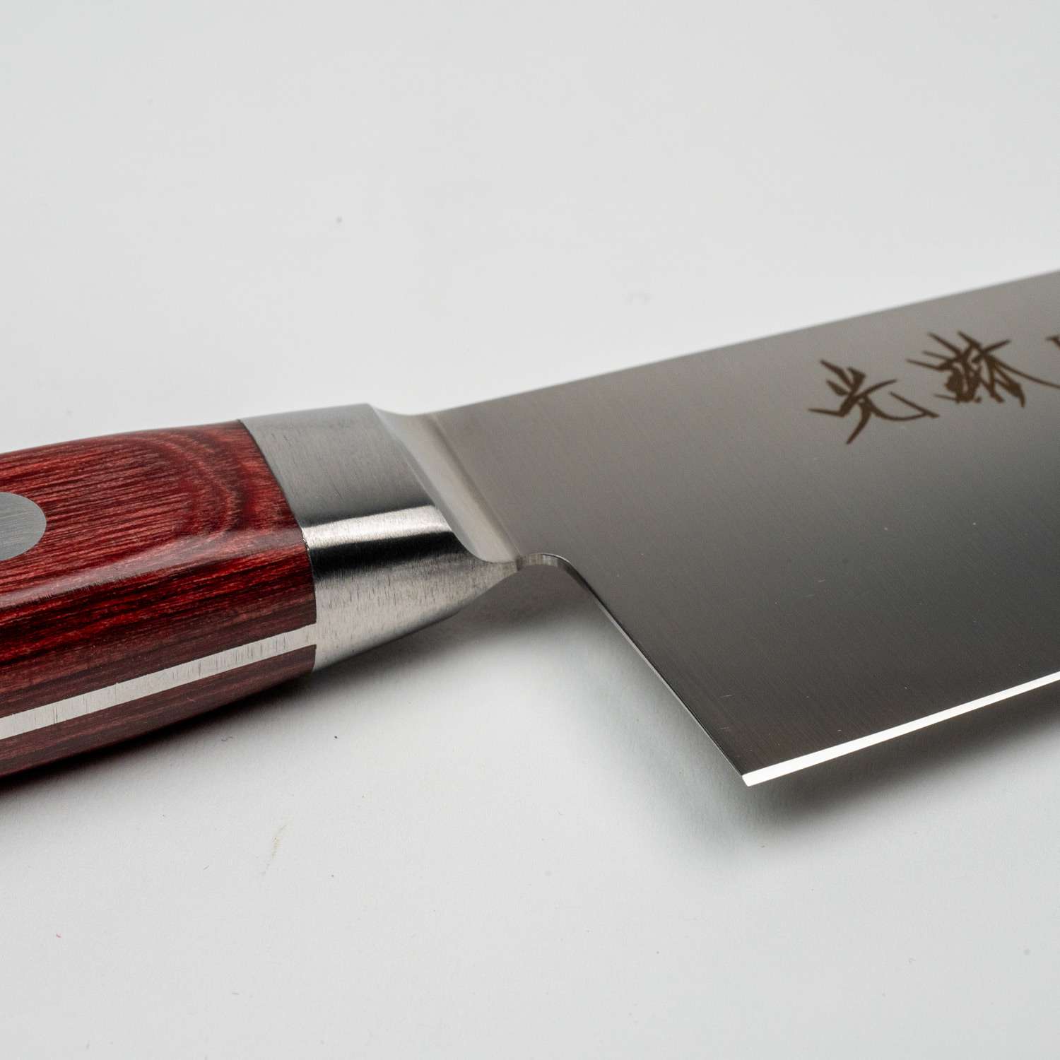 Korin Mahogany Deep Scarlet Inox Gyuto 8.2