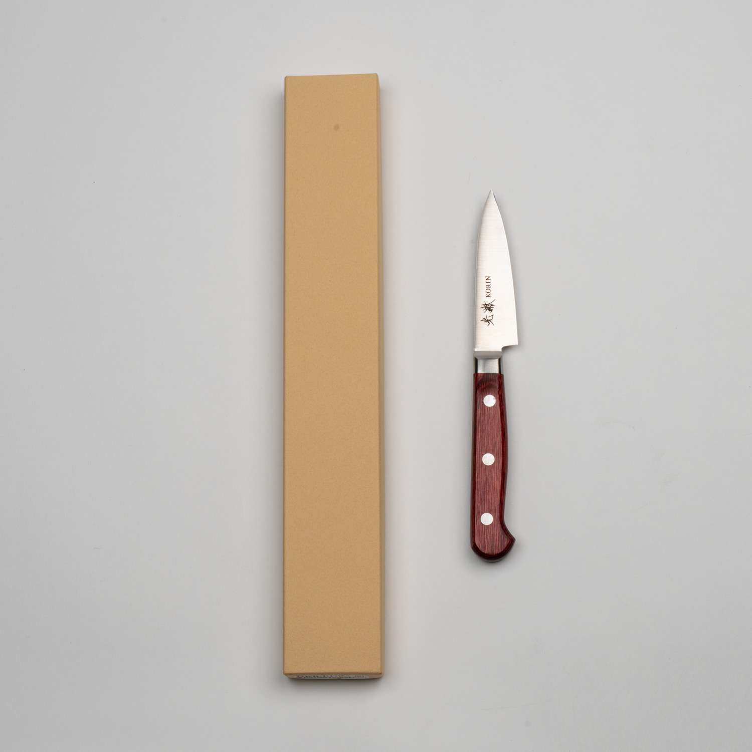 Korin Mahogany Deep Scarlet Inox Paring 3.1