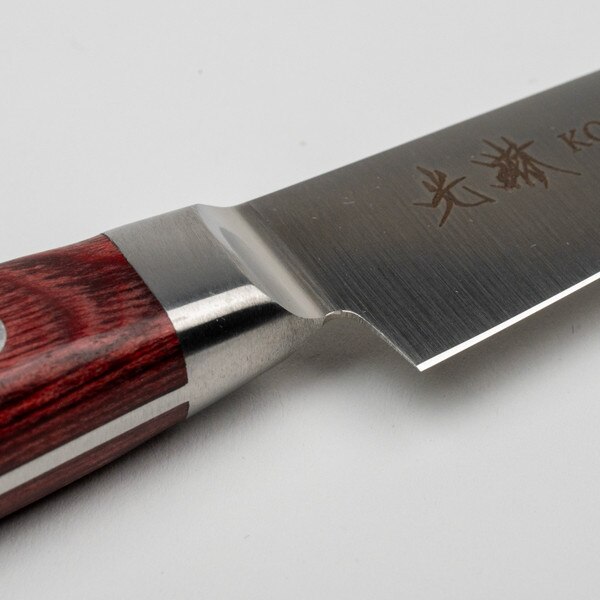 Image of Korin Mahogany Deep Scarlet Inox Paring 3.1" (80 mm) 4