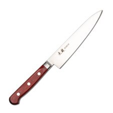 Korin Mahogany Deep Scarlet Inox Petty 5.9" (150 mm)