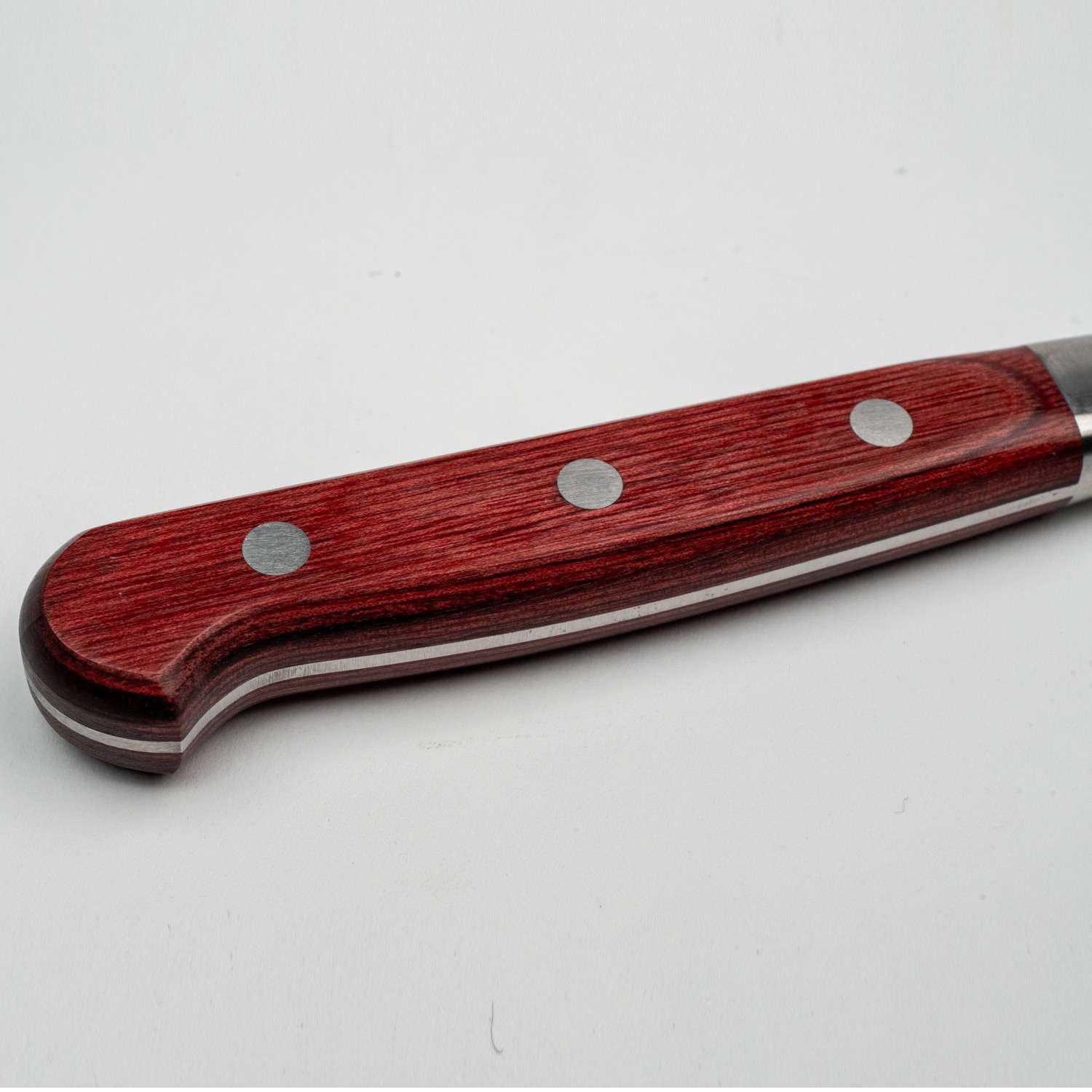 Korin Mahogany Deep Scarlet Inox Petty 5.9
