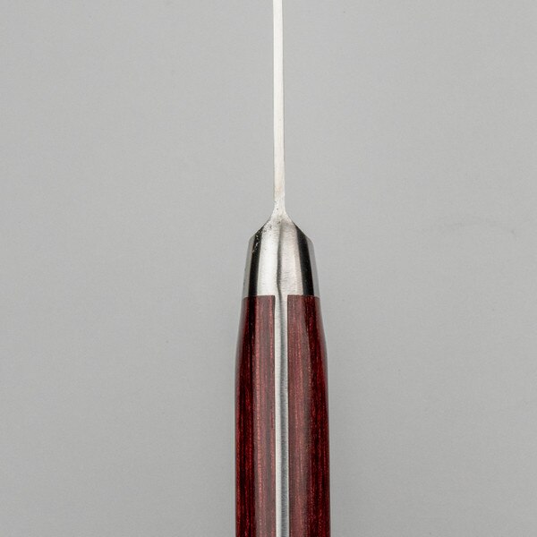 Image of Korin Mahogany Deep Scarlet Inox Sujihiki 9.4" (240 mm) 3
