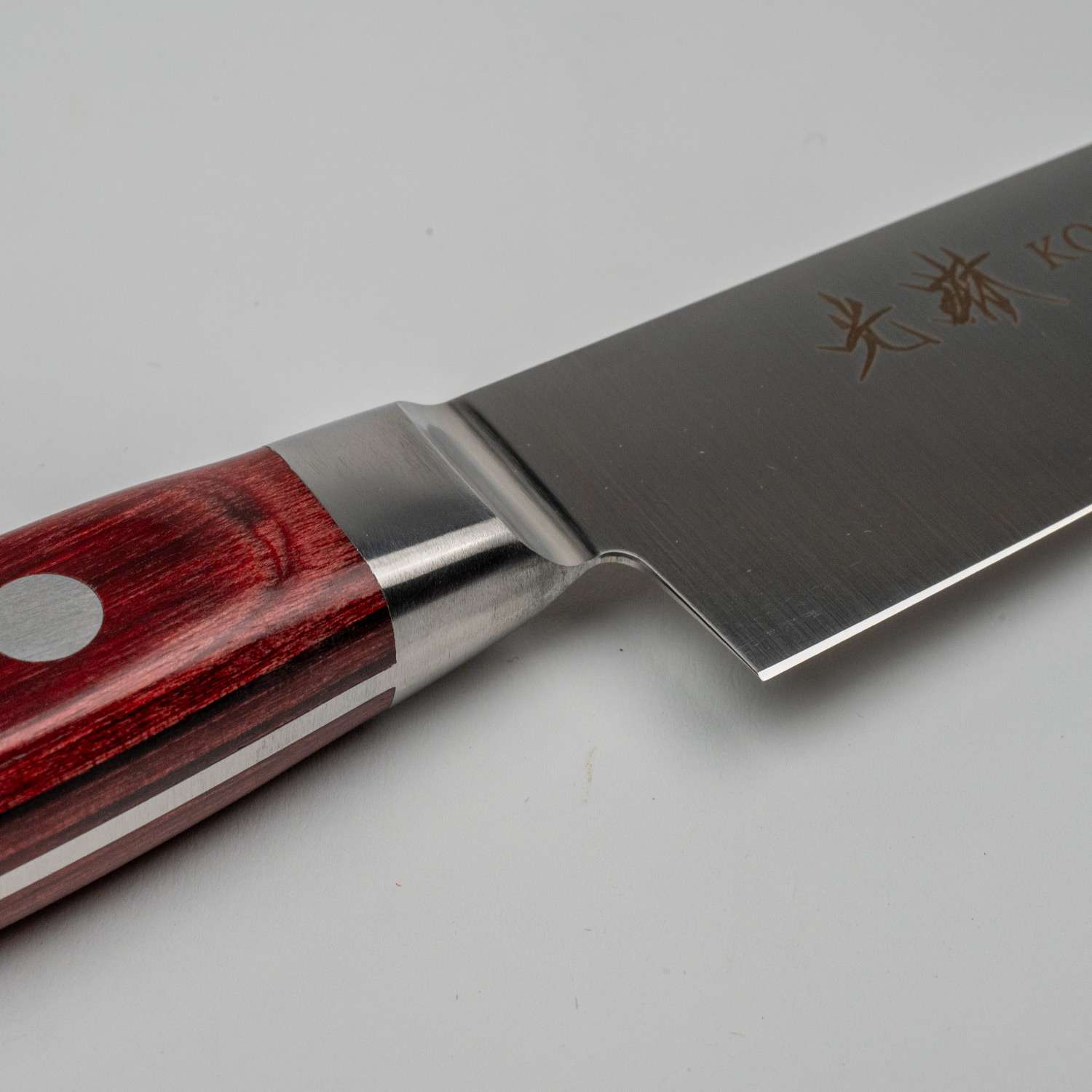 Korin Mahogany Deep Scarlet Inox Sujihiki 9.4