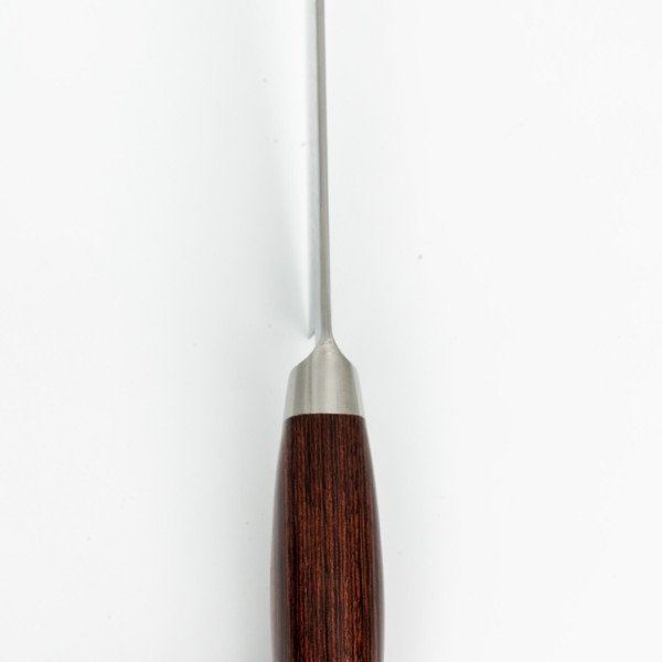 Image of Korin VG10 Damascus with Brown Mahogany Handle Bunka 7" (180 mm) 2
