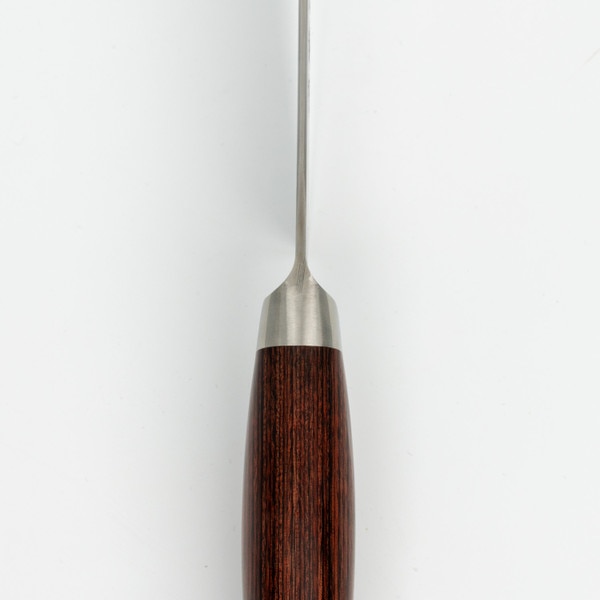 Image of Korin VG10 Damascus with Brown Mahogany Handle Nakiri 6.5" (165 mm) 2
