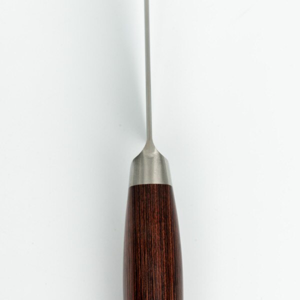 Image of Korin VG10 Damascus with Brown Mahogany Handle Santoku 7" (180 mm) 2