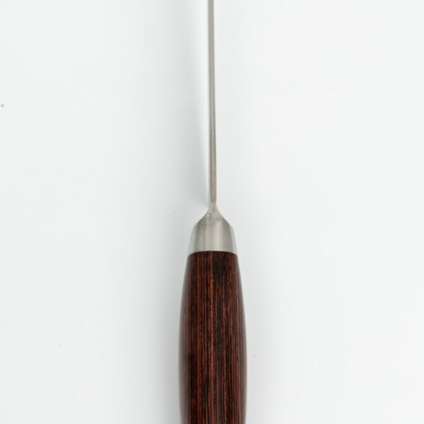 Image of Korin VG10 Damascus with Brown Mahogany Handle Sujihiki 9.4" (240 mm) 2