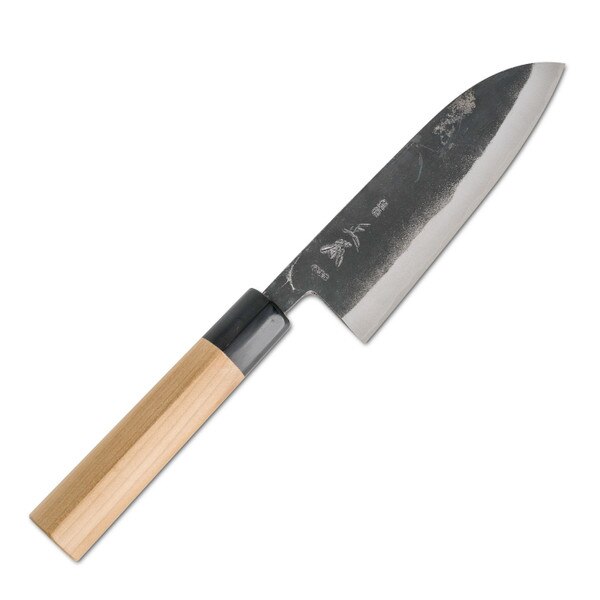Image of Masamoto Sohonten Blue #2 Hongasumi Wa-Santoku 6.7" (17cm) 1
