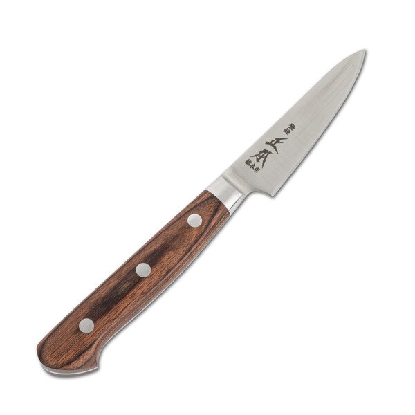 Image of Masamoto Sohonten Molybdenum Paring with Mahogany Handle 3.3" (8.5cm) 1