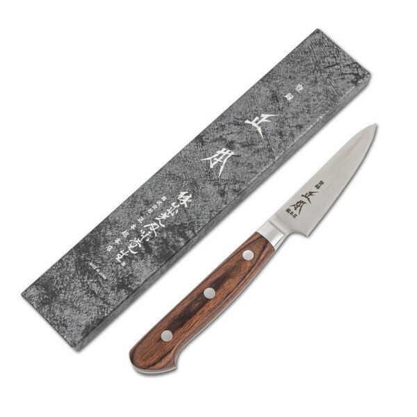 Image of Masamoto Sohonten Molybdenum Paring with Mahogany Handle 3.3" (8.5cm) 2