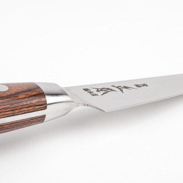Image of Masamoto Sohonten Molybdenum Paring with Mahogany Handle 3.3" (8.5cm) 4