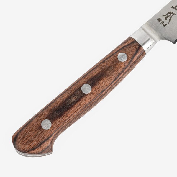 Image of Masamoto Sohonten Molybdenum Paring with Mahogany Handle 3.3" (8.5cm) 5
