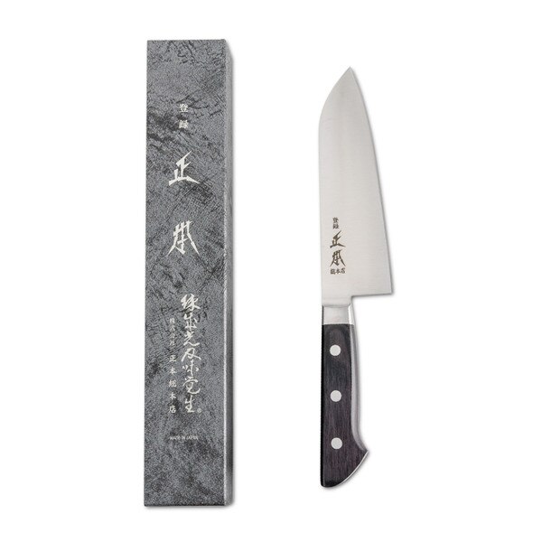 Image of Masamoto Sohonten Molybdenum Santoku 7" (18cm) 2
