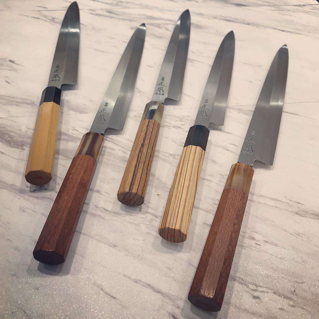 Masamoto Sohonten Shiro-ko Hongasumi Yanagi with Purple Heart Wood