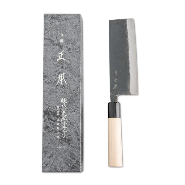 Image of Masamoto Sohonten White #2 Kasumi Kuro-Nakiri 6.5" (16.5cm) 2