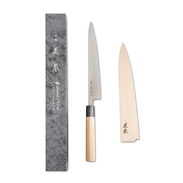 Image of Masamoto Sohonten Swedish Stain Resistant Steel Wa-Sujihiki 9.4" (24cm) 2