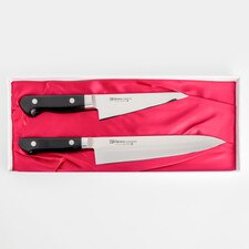 Misono Handmade Molybdenum Gyuto, Honesuki - 2 Piece Knife Set