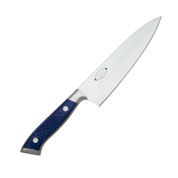 Image of Nenohi Nenox Blue Bone Handle Yo-Deba 6.4" (16.5 cm) 1