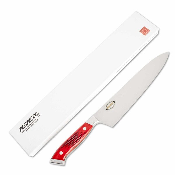 Image of Nenohi Nenox Red Bone Handle Gyuto 8.2" (21cm) 2