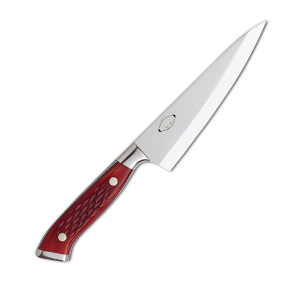 Image of Nenohi Nenox Red Bone Handle Honesuki 5.9" (15 cm) 1