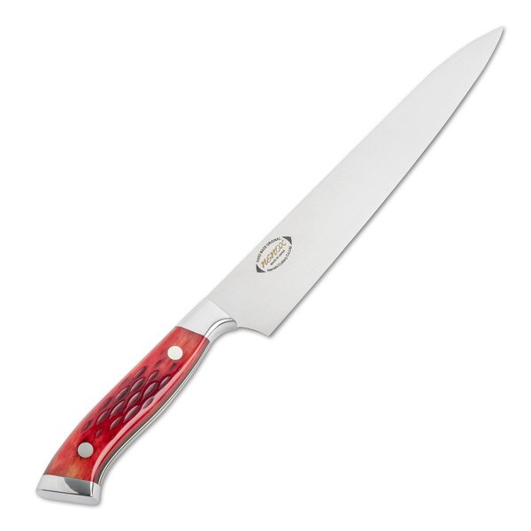 Image of Nenohi Nenox Red Bone Handle Sujihiki 9.0" (23cm) 1