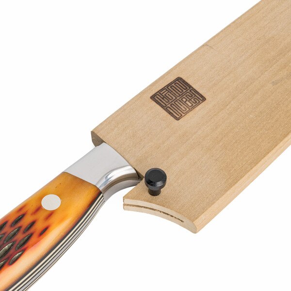 Image of Nenox Magnolia Wood Knife Sheath / Saya Cover for Gyuto 8.2" (21cm) 3