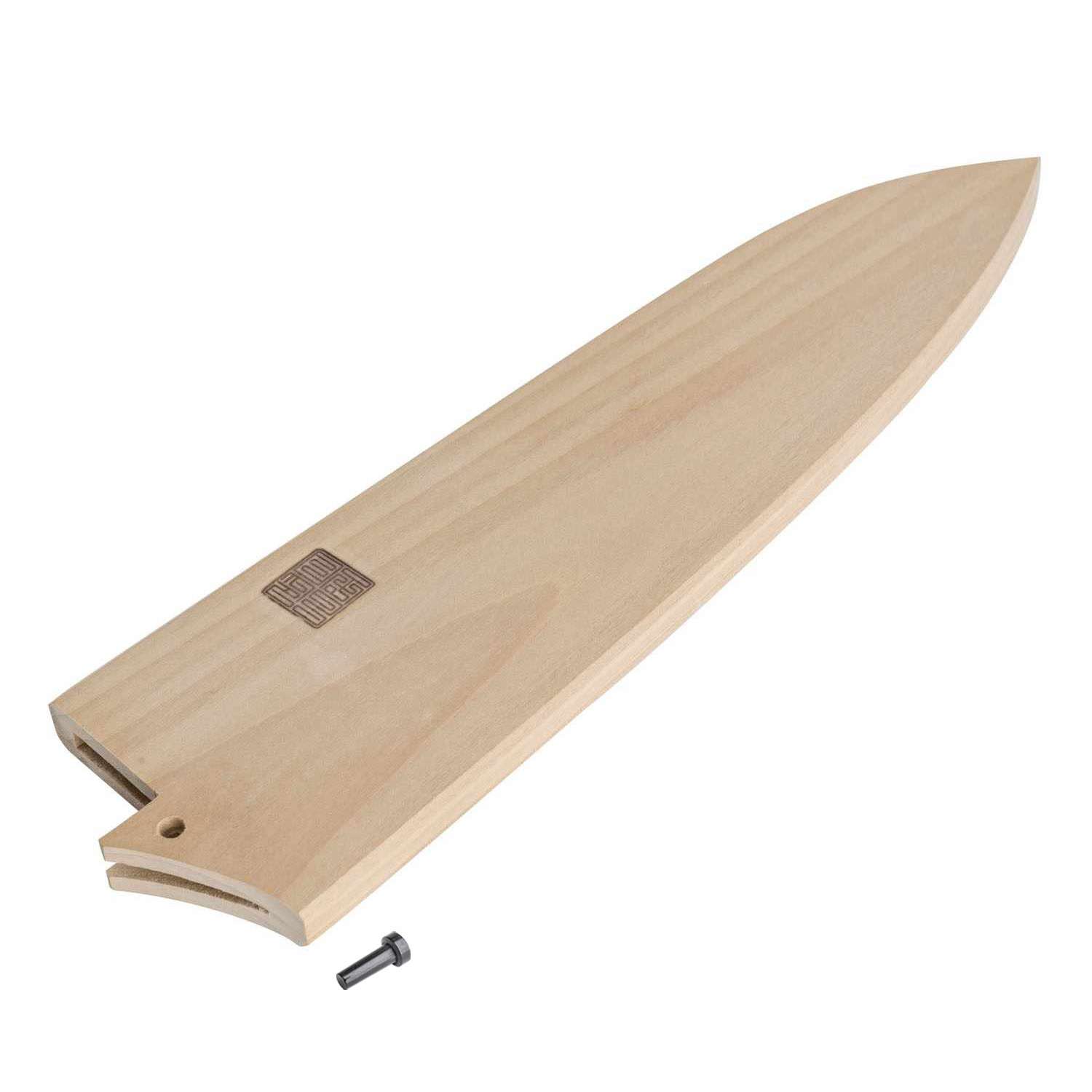 Nenox Magnolia Wood Knife Sheath / Saya Cover for Yo-Deba 9.4