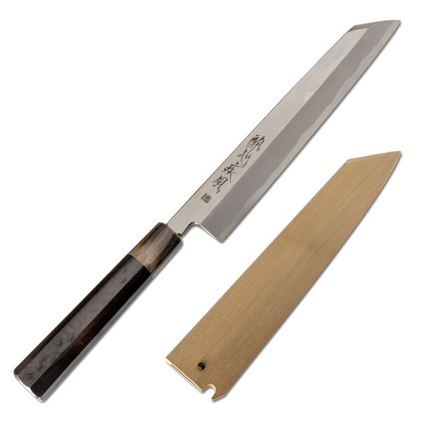 Image of Suisin Hayate Blue #2 Kiritsuke by Itsuo Doi 9.4" 1