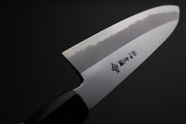 Image of Suisin Hayate Blue #2 Santoku Made by Itsuo Doi 4