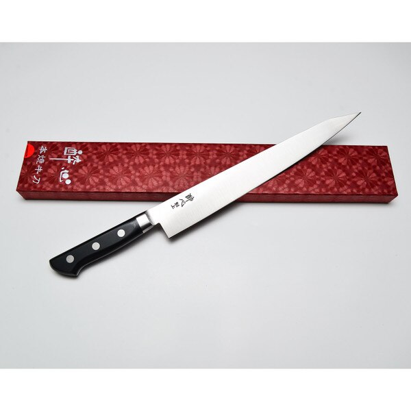 Image of Suisin High Carbon Steel Sujihiki 9.4" 3