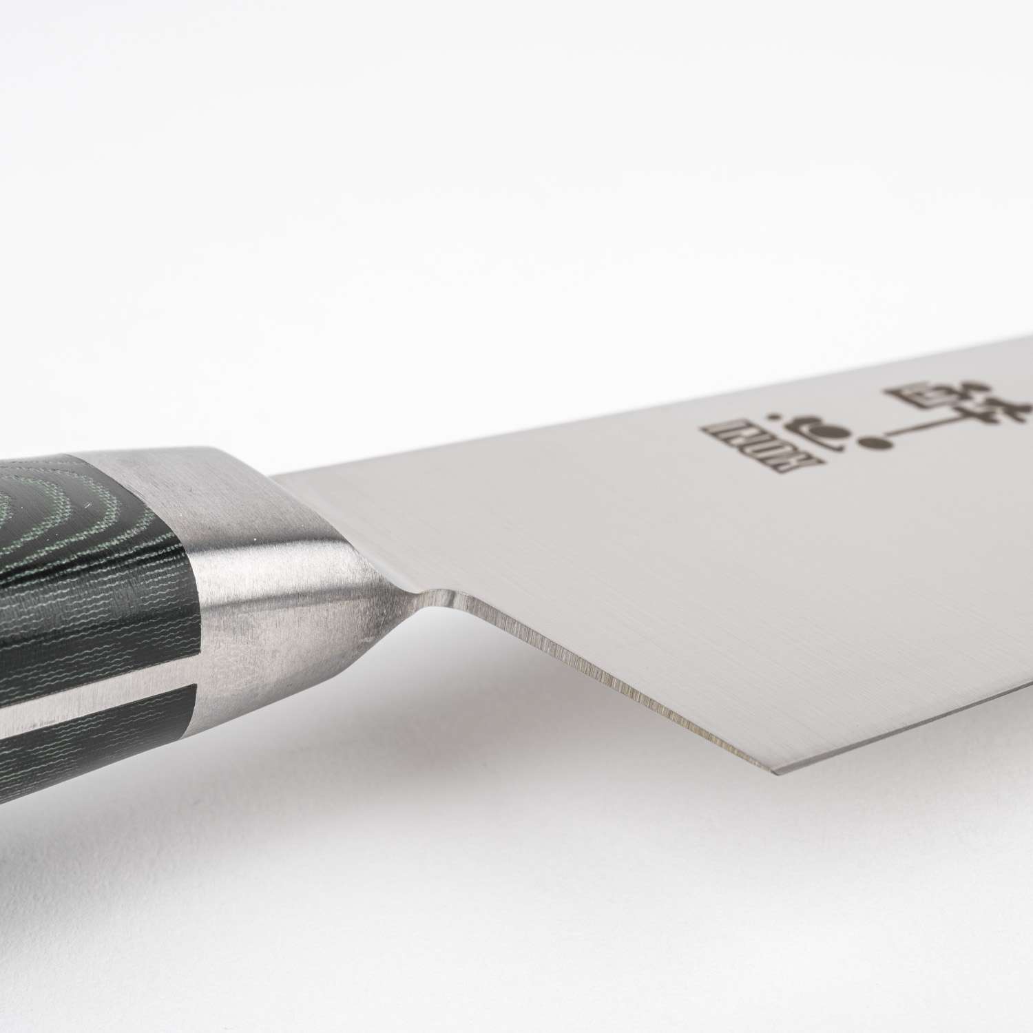 Suisin Premium Inox Forest Green Handle Gyuto 8.2