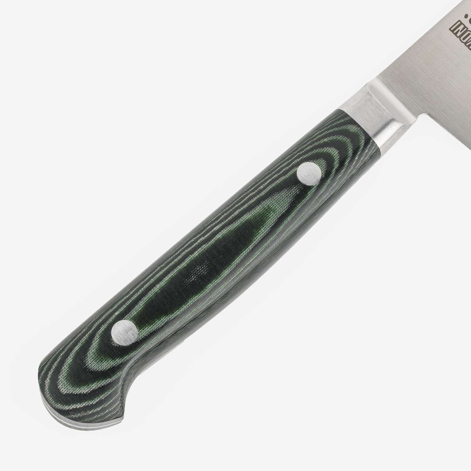 Suisin Premium Inox Forest Green Handle Petty 5.9