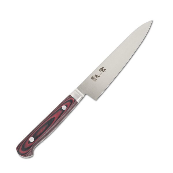 Image of Suisin Premium Inox Maroon Red Handle Petty 5.9" 1