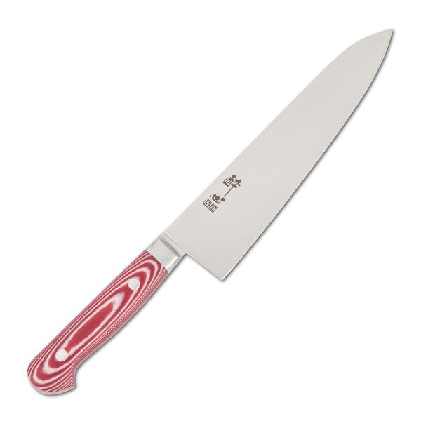 Image of Suisin Premium Inox Rose Red Handle Gyuto 8.2" 1