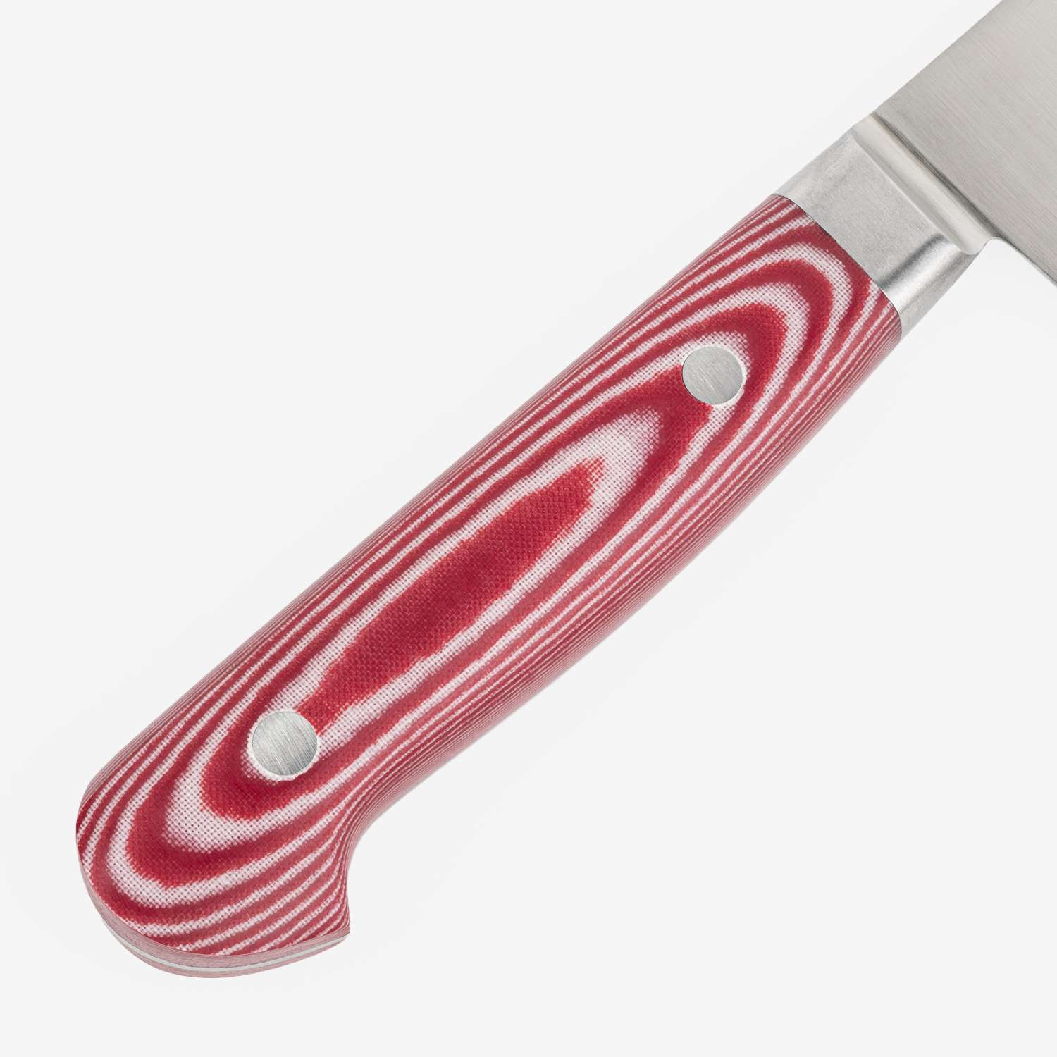 Suisin Premium Inox Rose Red Handle Gyuto 8.2