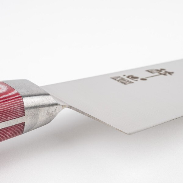 Image of Suisin Premium Inox Rose Red Handle Gyuto 9.4" 4