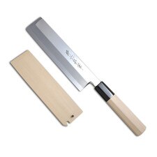 Suisin Saika White #3 Left-Handed Usuba by Itsuo Doi 7.6"