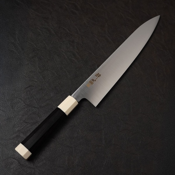 Image of Suisin Inox Honyaki Ebony Handle Wa-Gyuto 8.2" (210 mm) 6