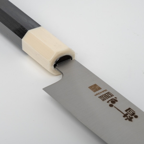 Image of Suisin Inox Honyaki Ebony Handle Wa-Petty 8.2" (210 mm) 3