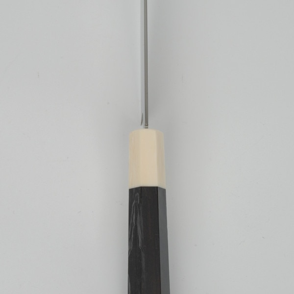 Image of Suisin Inox Honyaki Ebony Handle Wa-Santoku 7" (180 mm) 3