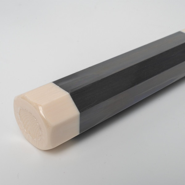 Image of Suisin Inox Honyaki Ebony Handle Wa-Santoku 7" (180 mm) 5