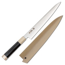 Suisin Inox Honyaki Ebony Handle Wa-Sujihiki