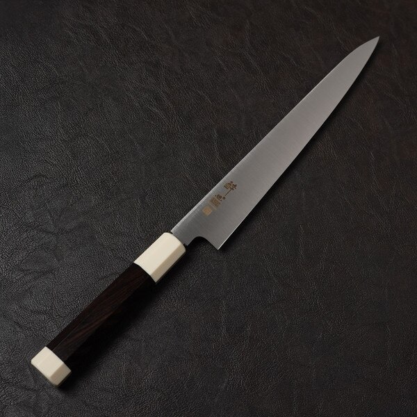 Image of Suisin Inox Honyaki Ebony Handle Wa-Sujihiki 9.4" (240 mm) 6