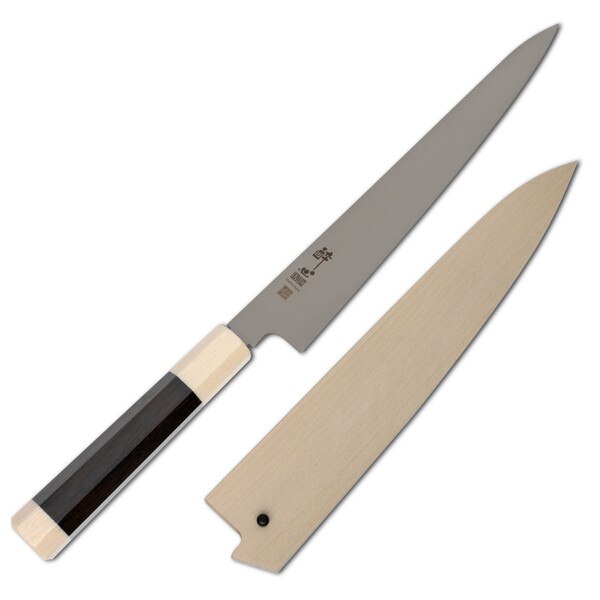 Image of Suisin Inox Honyaki Ebony Handle Wa-Sujihiki 10.5" (270 mm) 1